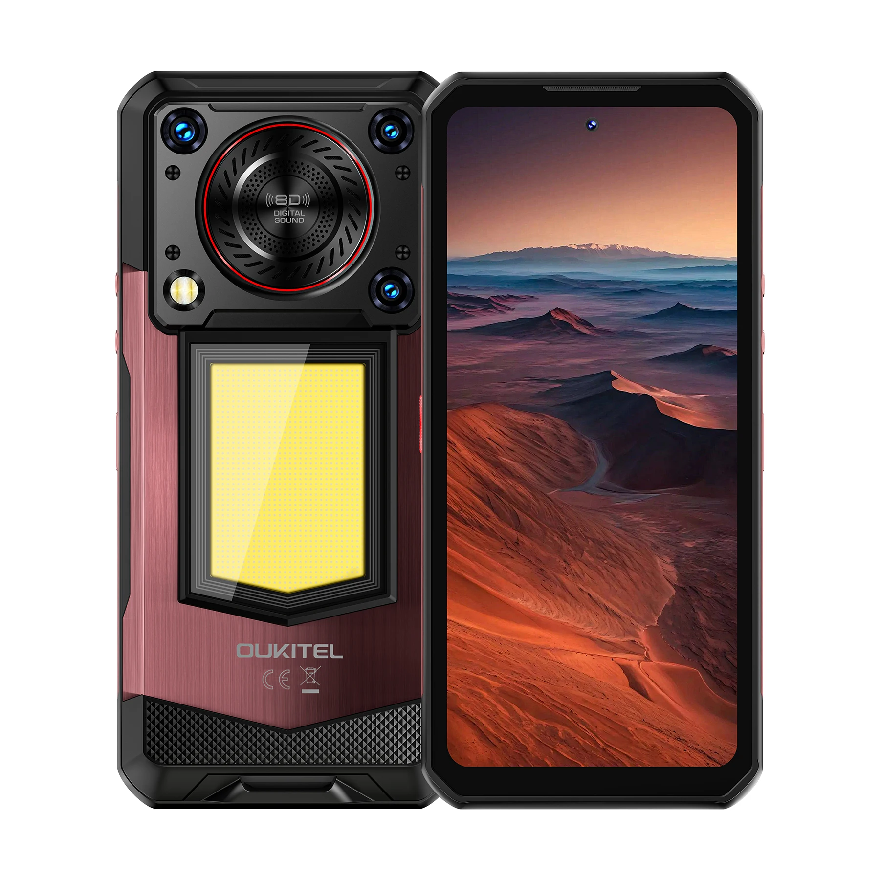 OUKITEL WP56 Outdoor Smartphone – 16000mAh Akku, 45W Schnellladen, 36GB+512GB Speicher, 6,8" FHD+ 120Hz Display, MTK7050, 108MP+32MP Kamera, Android 1 – Bild 8