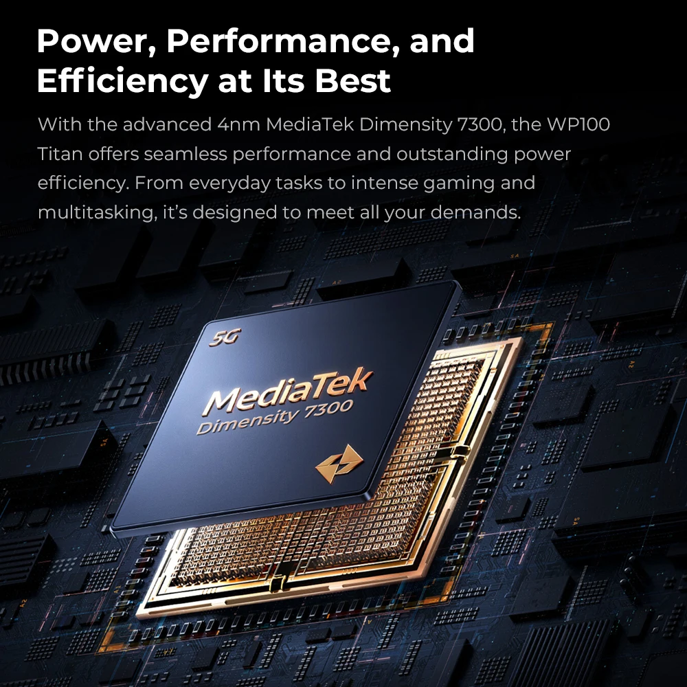 Oukitel WP100 Titan Outdoor Smartphone – 33.000mAh Akku, 66W Schnellladen – Bild 5