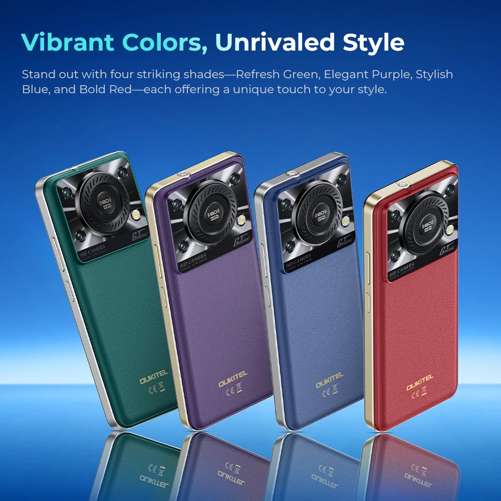 OUKITEL C60 Pro Smartphone – 10.000mAh Akku, 24GB RAM + 256GB Speicher, 6,88" HD Display (90Hz), Android 15, 36mm Hochleistungs-Lautsprecher – Bild 6