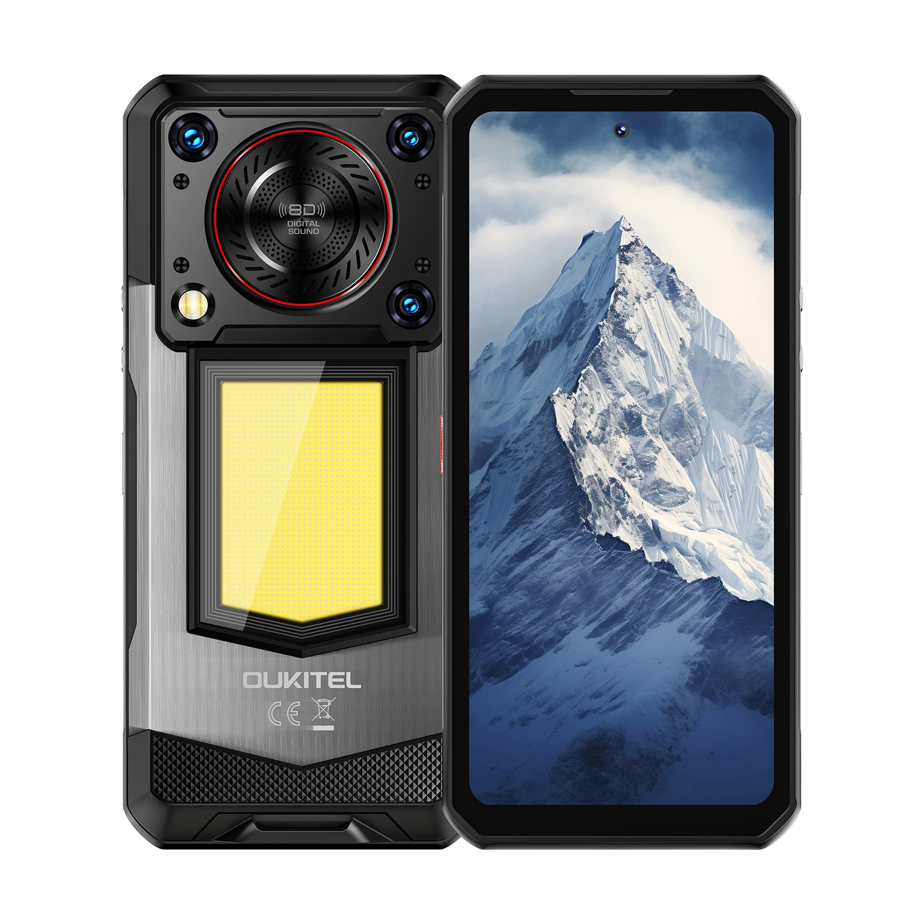 OUKITEL WP56 Outdoor Smartphone – 16000mAh Akku, 45W Schnellladen, 36GB+512GB Speicher, 6,8" FHD+ 120Hz Display, MTK7050, 108MP+32MP Kamera, Android 1 – Bild 7