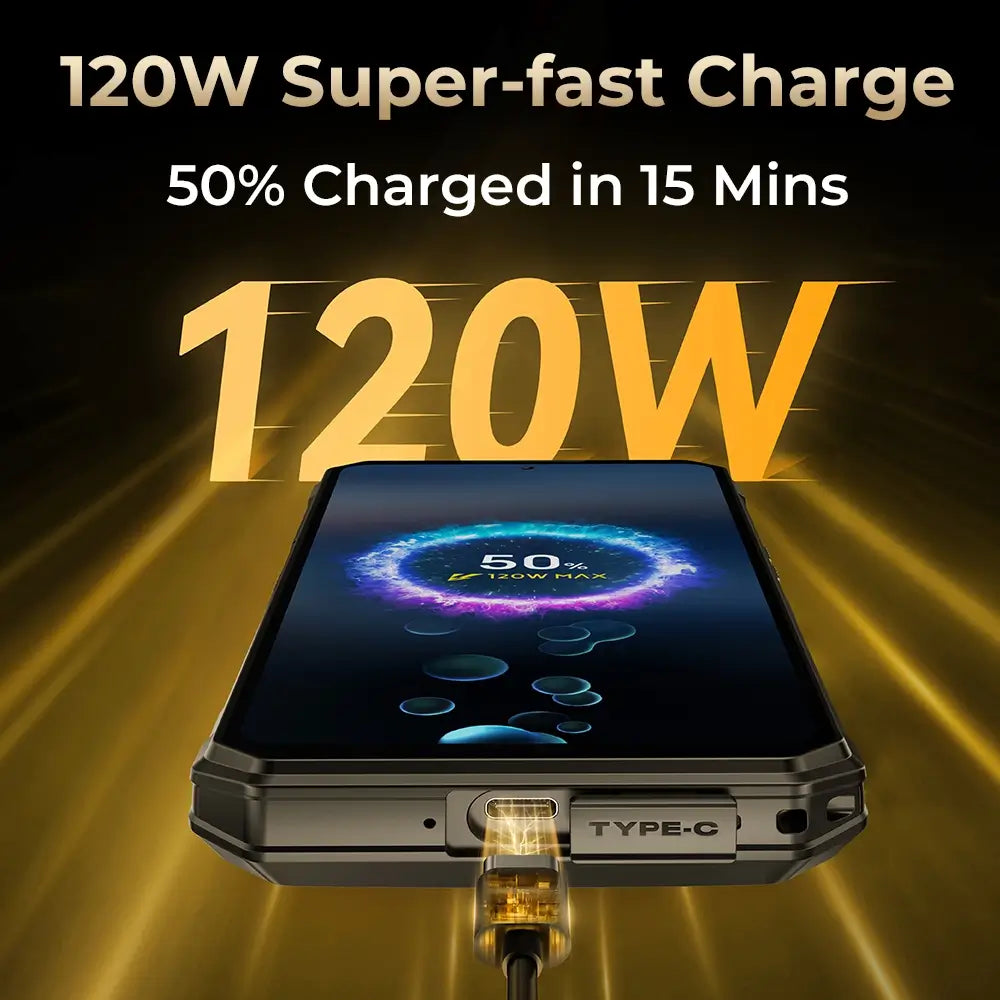 Oukitel WP30 Pro 5G Flaggschiff-Rugged-Smartphone 6,78-Zoll-2,4K-Display 11.000-mAh-Großakku 108-MP-Kamera (24+512 GB) – Bild 6