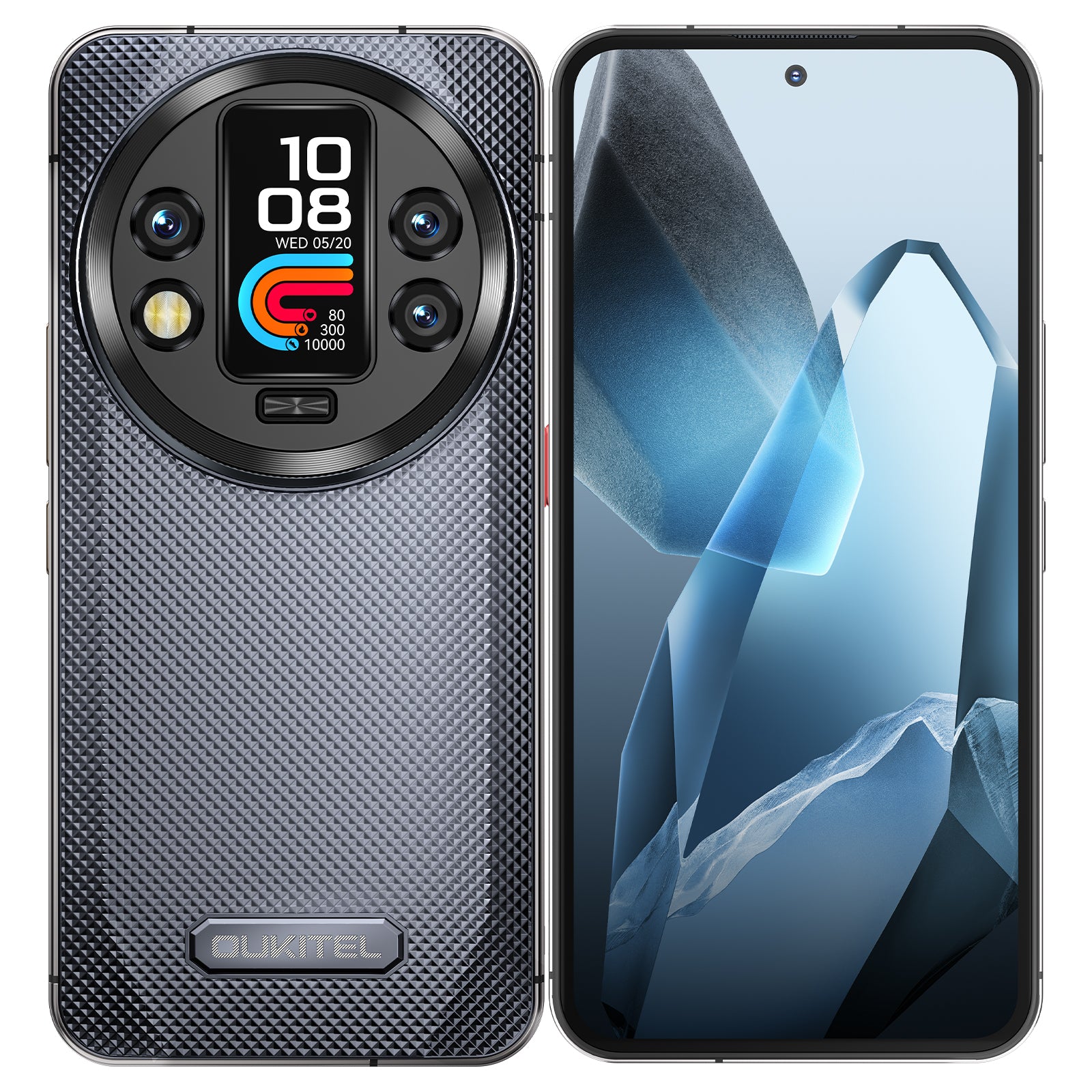 Oukitel WP200 Pro - Das weltweit erste modulare, robuste Telefon mit abnehmbarem Ohrhörer/SmartWatch, AI-fähig, 5G, 6,7'' AMOLED-Display, 8800 mAh, Android 15 (24GB+ITB NFC)