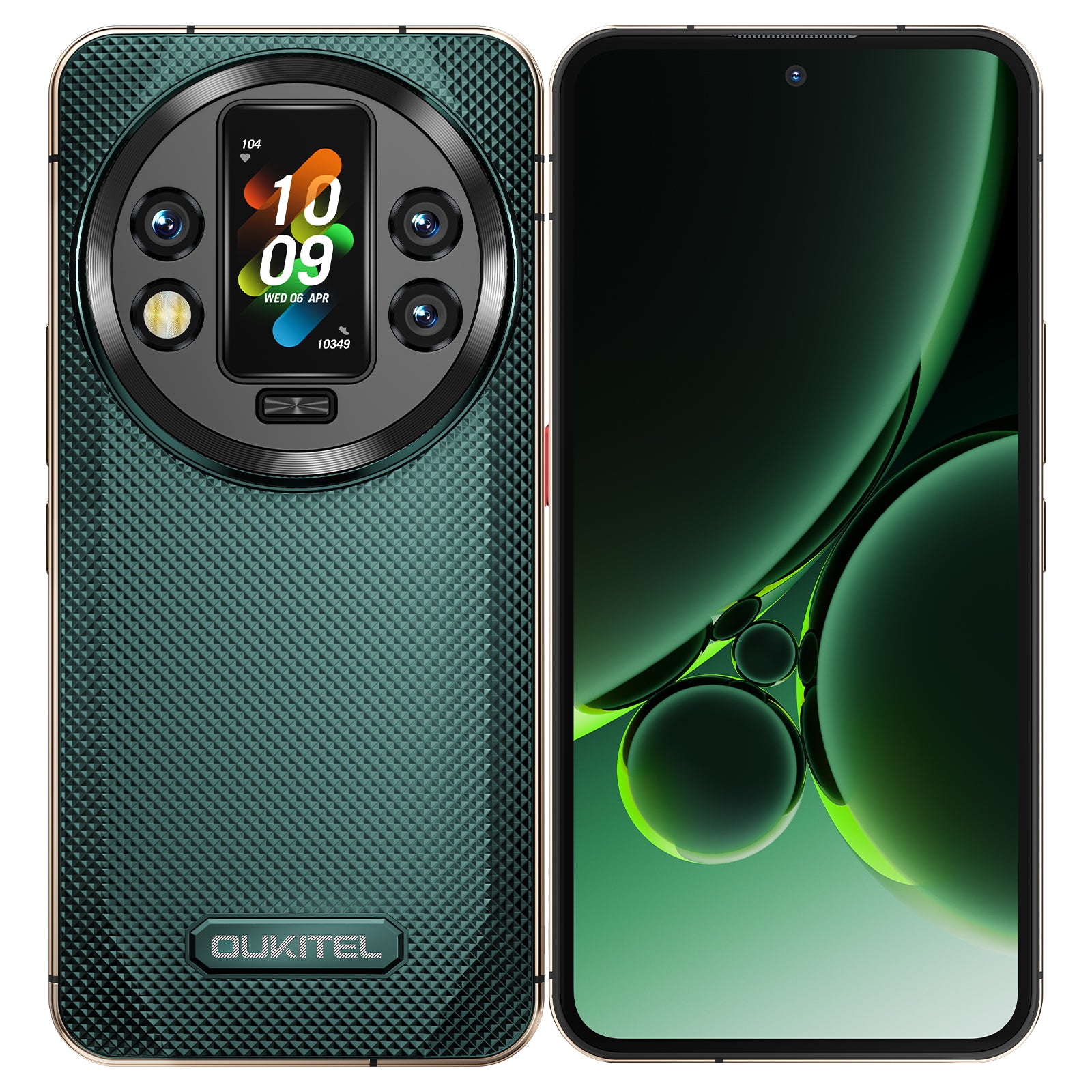 Oukitel WP200 Pro - Das weltweit erste modulare, robuste Telefon mit abnehmbarem Ohrhörer/SmartWatch, AI-fähig, 5G, 6,7'' AMOLED-Display, 8800 mAh, Android 15 (24GB+ITB NFC) – Bild 3