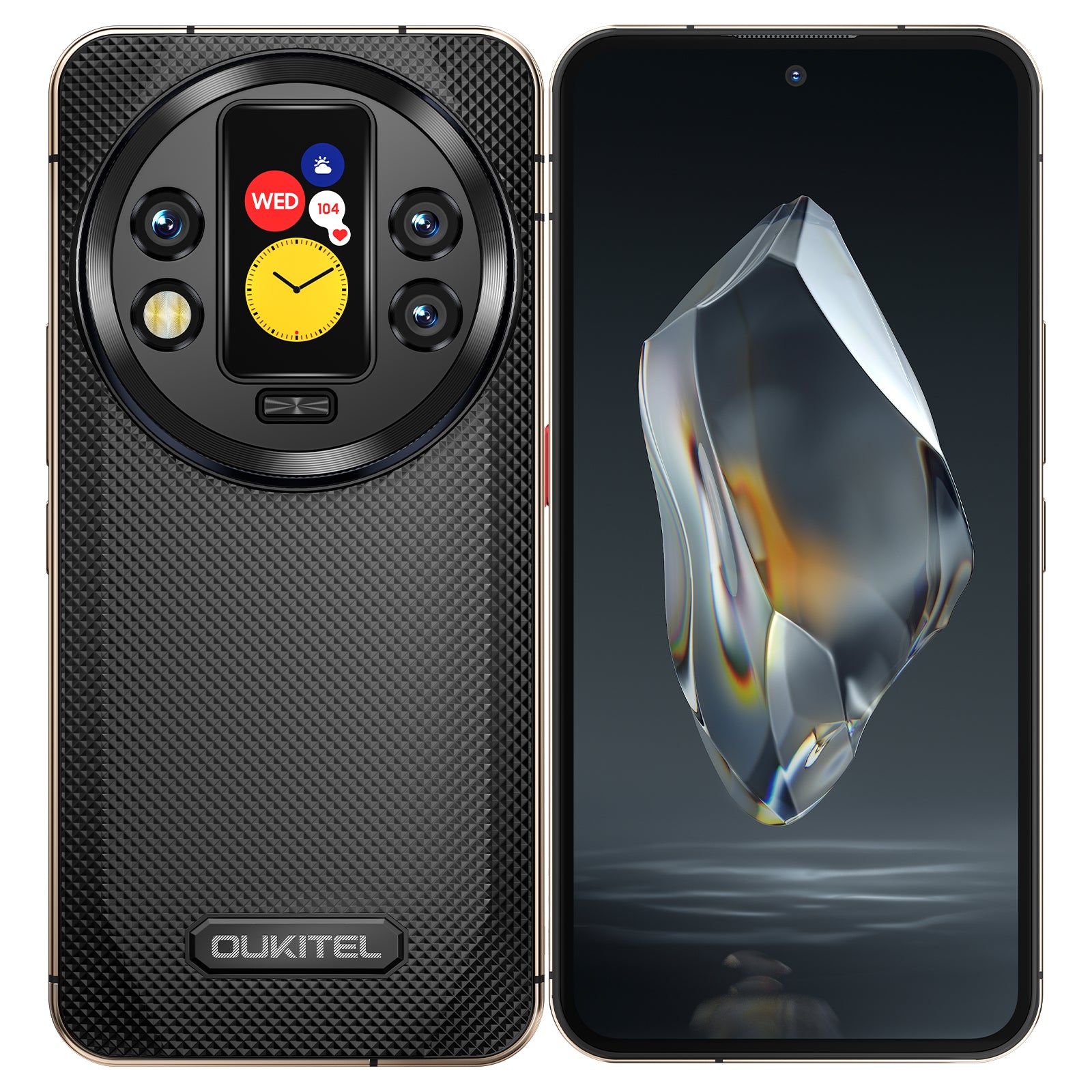 Oukitel WP200 Pro - Das weltweit erste modulare, robuste Telefon mit abnehmbarem Ohrhörer/SmartWatch, AI-fähig, 5G, 6,7'' AMOLED-Display, 8800 mAh, Android 15 (24GB+ITB NFC) – Bild 2