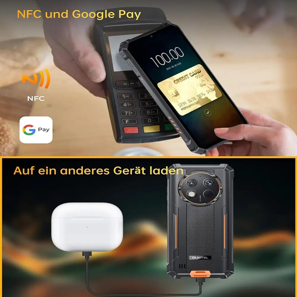 Oukitel WP28 6,52-Zoll 10600mAh Akku Android 13 Rugged Phone (15+256GB NFC) – Bild 9