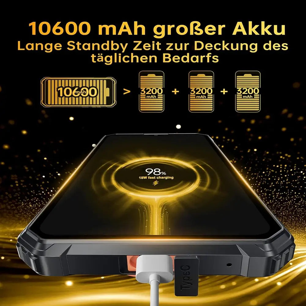 Oukitel WP28 6,52-Zoll 10600mAh Akku Android 13 Rugged Phone (15+256GB NFC) – Bild 6