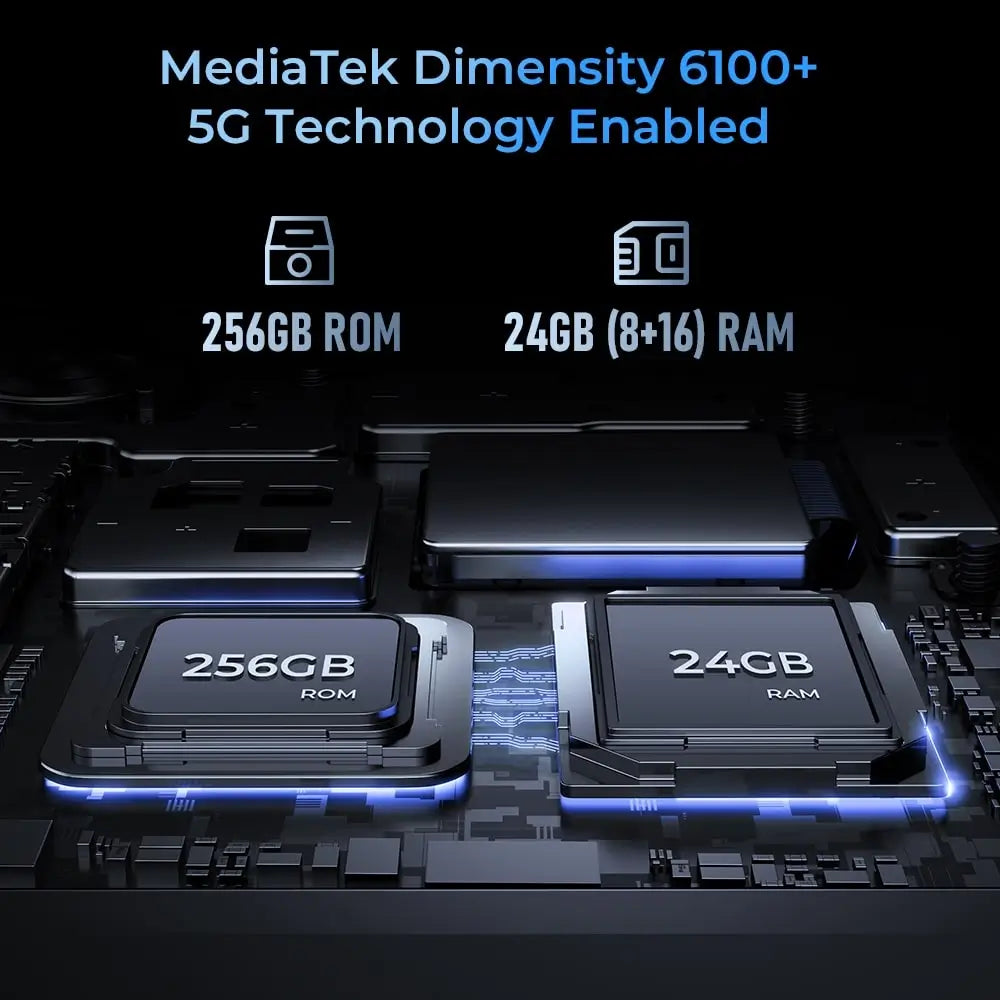 Oukitel WP36 Rugged-Smartphone 10600mAh Akku 8D Sound Triple-Kamera 16GB + 128GB – Bild 5