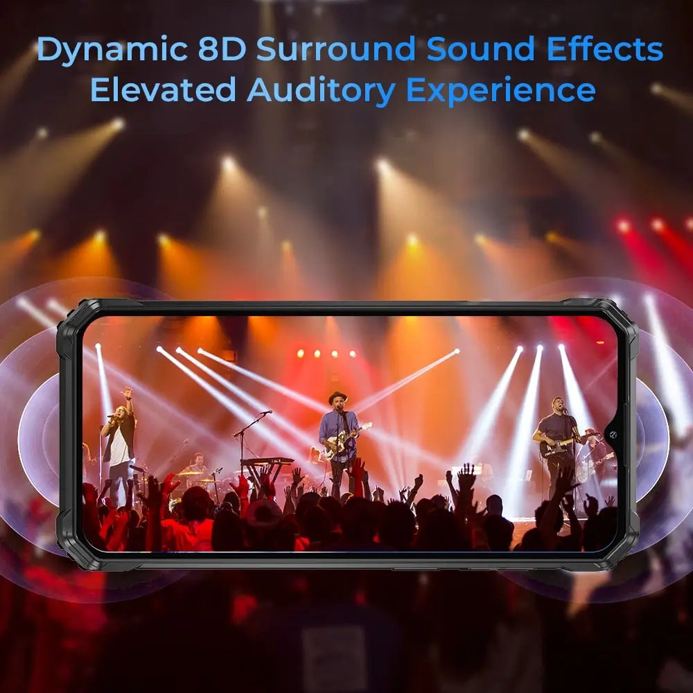 Oukitel WP36 Rugged-Smartphone 10600mAh Akku 8D Sound Triple-Kamera 16GB + 128GB – Bild 6