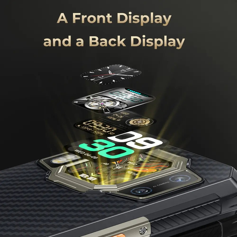 Oukitel WP30 Pro 5G Flaggschiff-Rugged-Smartphone 6,78-Zoll-2,4K-Display 11.000-mAh-Großakku 108-MP-Kamera (24+512 GB) – Bild 3