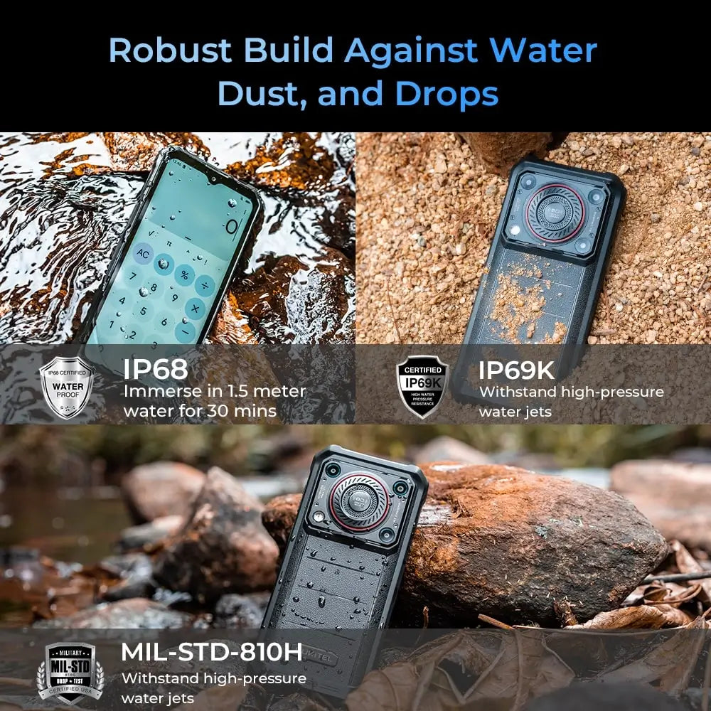 Oukitel WP36 Rugged-Smartphone 10600mAh Akku 8D Sound Triple-Kamera 16GB + 128GB – Bild 8