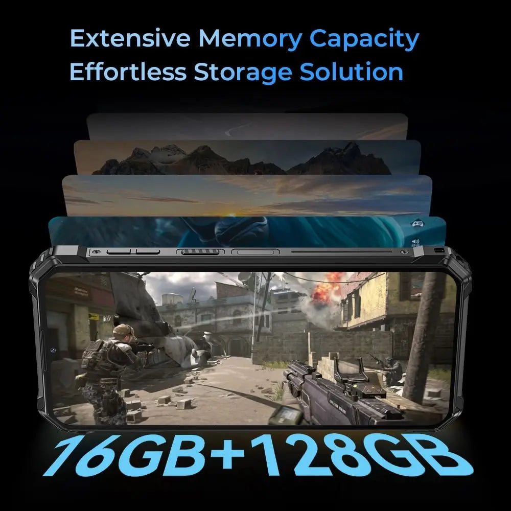 Oukitel WP36 Rugged-Smartphone 10600mAh Akku 8D Sound Triple-Kamera 16GB + 128GB – Bild 10