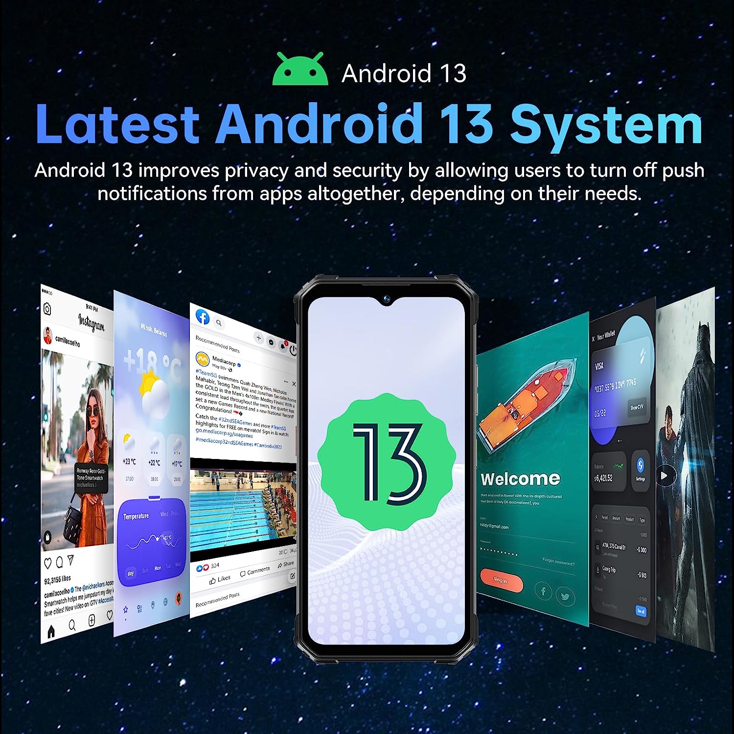 Oukitel WP26 10000mAh Akku 1200 LUM Super Camping Licht Outdoor Smartphone(16+256GB NFC) – Bild 10