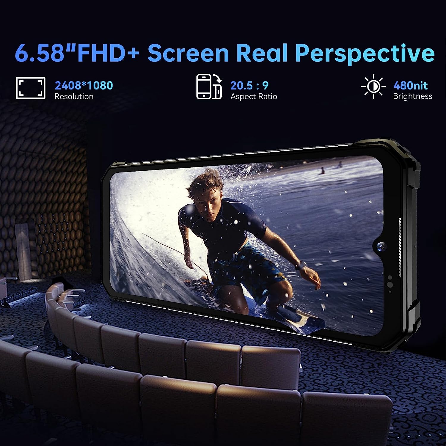 Oukitel WP26 10000mAh Akku 1200 LUM Super Camping Licht Outdoor Smartphone(16+256GB NFC) – Bild 6