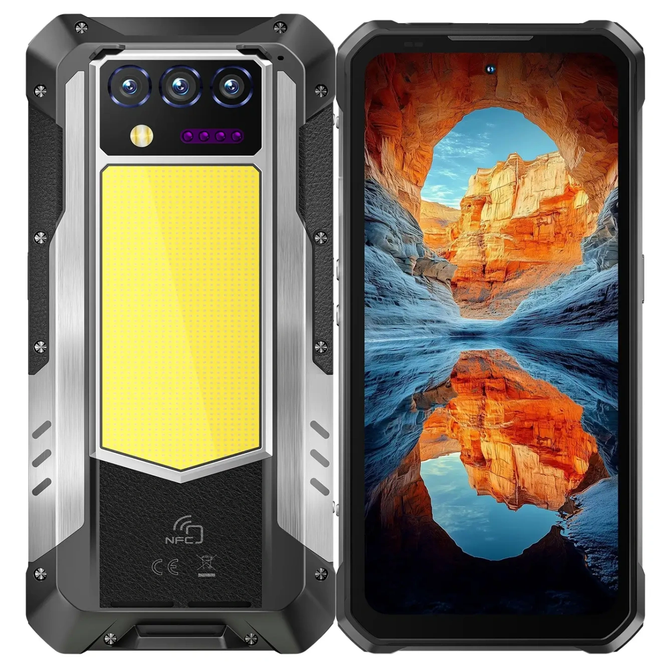 Oukitel WP100 Titan 5G Rugged Phone 6.8-inch 120Hz 33000mAh Big Mobile Projection Function (16GB+512GB NFC)